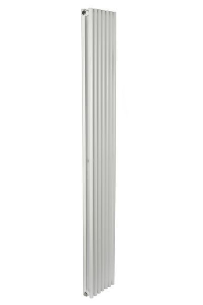 Дизайнерський вертикальний радіатор опалення BETATHERM Praktikum 2 H-1800 mm, L-275 mm нижнє підключення PV 2180/07 9016M  99 фото