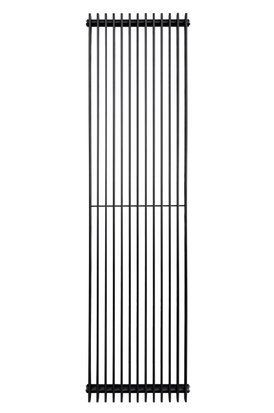 Дизайнерский вертикальный радиатор отопления ARTTIDESIGN Pesaro 13/1800/470/50 черный матовый PE.13.180.47.5.B фото