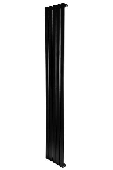 Дизайнерский вертикальный радиатор отопления ARTTIDESIGN Livorno 5/1600/340/50 чёрный матовый LV.5.160.34.5.B фото