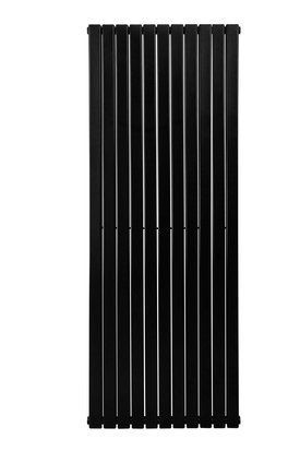 Дизайнерський вертикальний радіатор опалення BETATHERM Blende 2 H-2000 мм, L-614 мм B2V 2200/11 9005M 99 фото