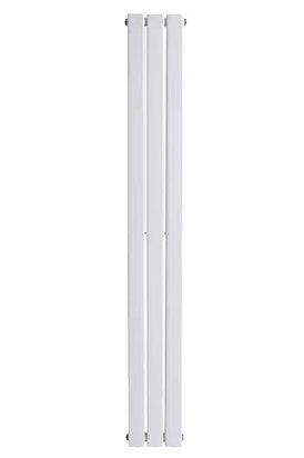Дизайнерский вертикальный радиатор отопления ARTTIDESIGN Livorno II 3/1600/204/50 белый матовый LV II.3.160.20.5.W фото