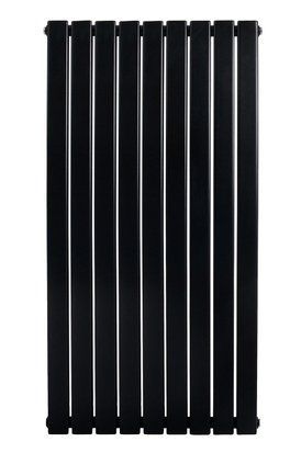 Дизайнерский вертикальный радиатор отопления ARTTIDESIGN Livorno II 9/1200/612/50 черный матовый LV II.9.120.61.5.B фото