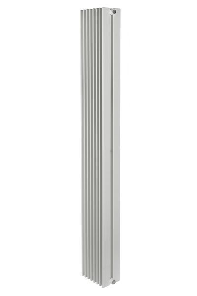 Дизайнерский вертикальный радиатор отопления BETATHERM Metrum 2 H-1800 мм, L-255 мм нижнее подключение BM6 2180-30/08 9016М 66 фото