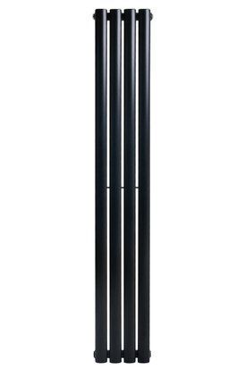 Дизайнерский вертикальный радиатор отопления ARTTIDESIGN Rimini 4/1500/236 черный матовый RM.4.150.23.B фото