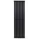 Дизайнерський вертикальний радіатор опалення BETATHERM Blende 1 H-1400 мм, L-394 мм нижнє підключення B2V 1140/07 RAL9005M 99 фото 1