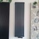 Дизайнерский вертикальный радиатор отопления BETATHERM Blende 1 H-1400 мм, L-394 мм нижнее подключение B2V 1140/07 7024M 99 фото 5